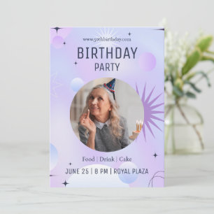 Invitation 50e anniversaire, photo 50e anniversaire