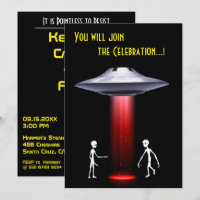 50e anniversaire 👽 UFO Alien parti d'enlèvement