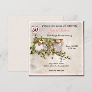 Invitation 50e cérémonie d'investiture du Mariage photo