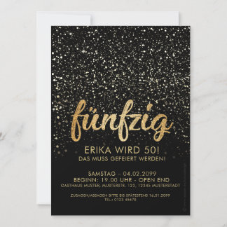 Invitation 50th Birthday "Party Decorations"