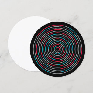 Invitation 5,25 x 5,25 Cercle d'invitation - #Hypnotize