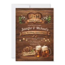 5e anniversaire de mariage en bois "Nous sommes to