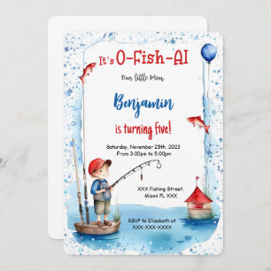 Invitation 5e anniversaire de pêche