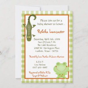 invitation 5x7 - Invitation Baby shower des maréca