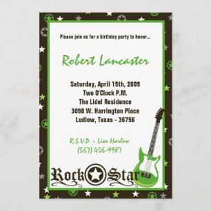 Invitation 5x7 - Invitation pour l'anniversaire de