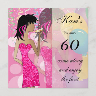 Invitation 60e anniversaire Bash Party