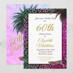 Invitation 60e Anniversaire du 60e Jour de l'Anniversaire du