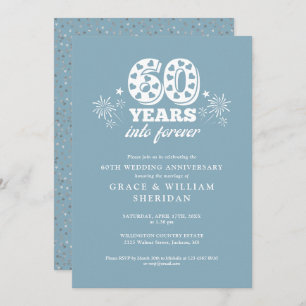 Invitation 60e anniversaire du Mariage pour toujours