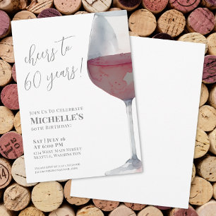 Invitation 60e Anniversaire Soirée À Soixante