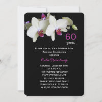 60e fête d'anniversaire surprise Orchidée jaune cl
