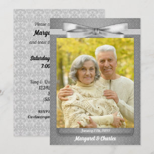 Invitation 60ème Soirée photo de la Mariage Diamond Anny