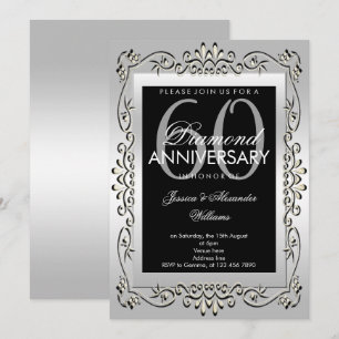 Invitation 60th Wedding Anniversary