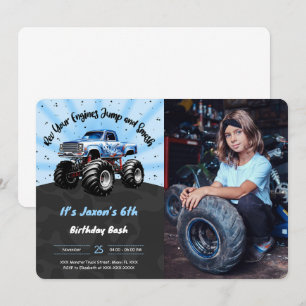 Invitation 6e anniversaire Monster Camion Photo