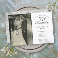 70e Anniversaire Amour Coeur Confetti Mariage Phot