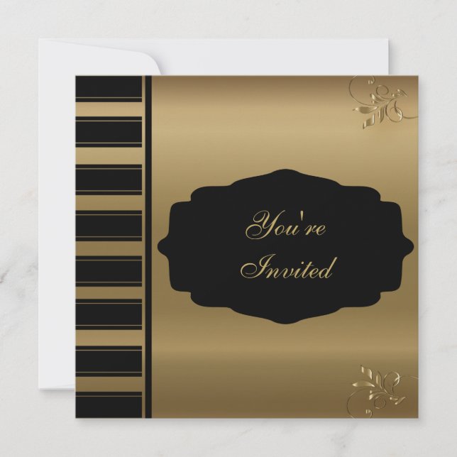 Invitation 75e fête d'anniversaire | Texte do-it-yourself (Devant)