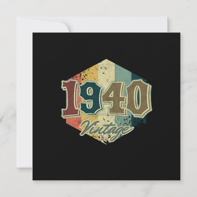 Invitation 80 e Birthday Celebration Poison 1940 (Devant)