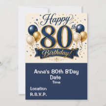 80e anniversaire, réservez la date