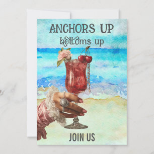 Invitation *~*  A101 5 Cocktail de plage PHOTO EVJF