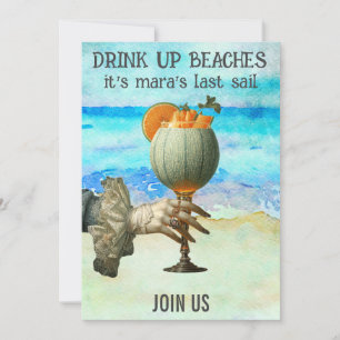 Invitation *~*  A101 Beach Cocktail 12 PHOTO EVJF