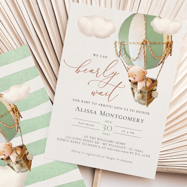 Invitation à balloon à air chaud (Créateur téléchargé)