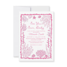 À bientôt fille Fête de naissance côtière