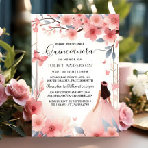 À Bois Arbre Rose Fille Cerisier Fleur Quinceanera
