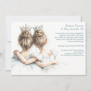 Invitation à Brunch de Soeur - Pastel Art