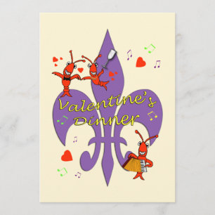 Invitation à Cajun pour le dîner