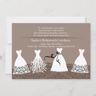Invitation à déjeuner de la servante de Bridesmaid