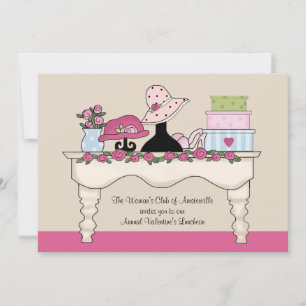 Invitation à déjeuner de table Boudoir