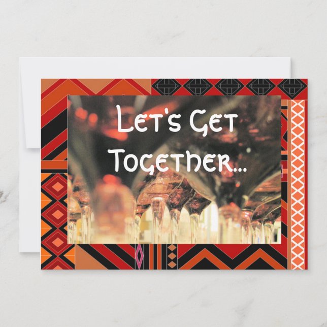 Invitation à déjeuner et réunion (Devant)