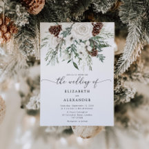 À feuillage persistant mariage d'hiver
