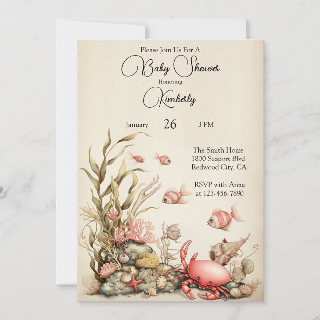 Invitation A Gentle Underwater World (Devant)