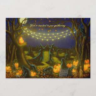 Invitation à Halloween/invitation à la fête/mariag