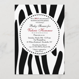 Invitation à imprimer Zebra