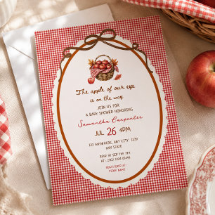 Invitation à la Baby Shower Apple Of Our Eye d'Aut