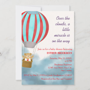 Invitation à la Baby Shower Bébé est en route