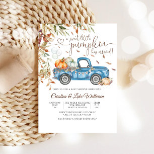 Invitation à la Baby Shower du Petit Citrouille d'