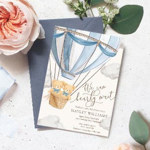 Invitation à la baby shower pour des jumeaux 'Nous