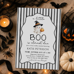 Invitation à la baby shower pour l'Halloween Littl