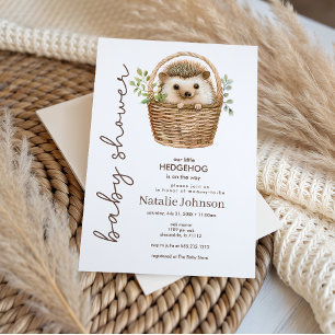 Invitation à la baby shower pour un adorable petit