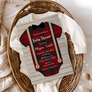 Invitation à la baby shower pour un petit garçon b