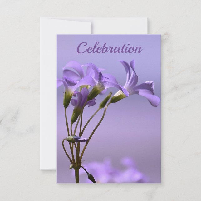 Invitation à la célébration (Devant)