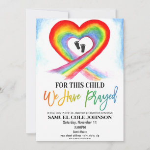 Invitation à la célébration de l'adoption