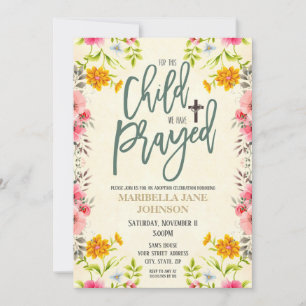 Invitation à la célébration de l'adoption