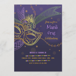 Invitation à la célébration de Mardi Gras