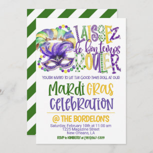 Invitation à la célébration de Mardi Gras