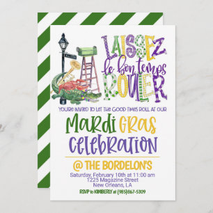 Invitation à la célébration du Mardi Gras