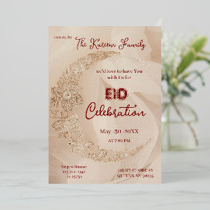 Invitation à la célébration élégante de l'Aïd  Inv