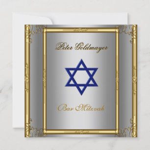 Invitation à la cérémonie de Bar Mitzvah